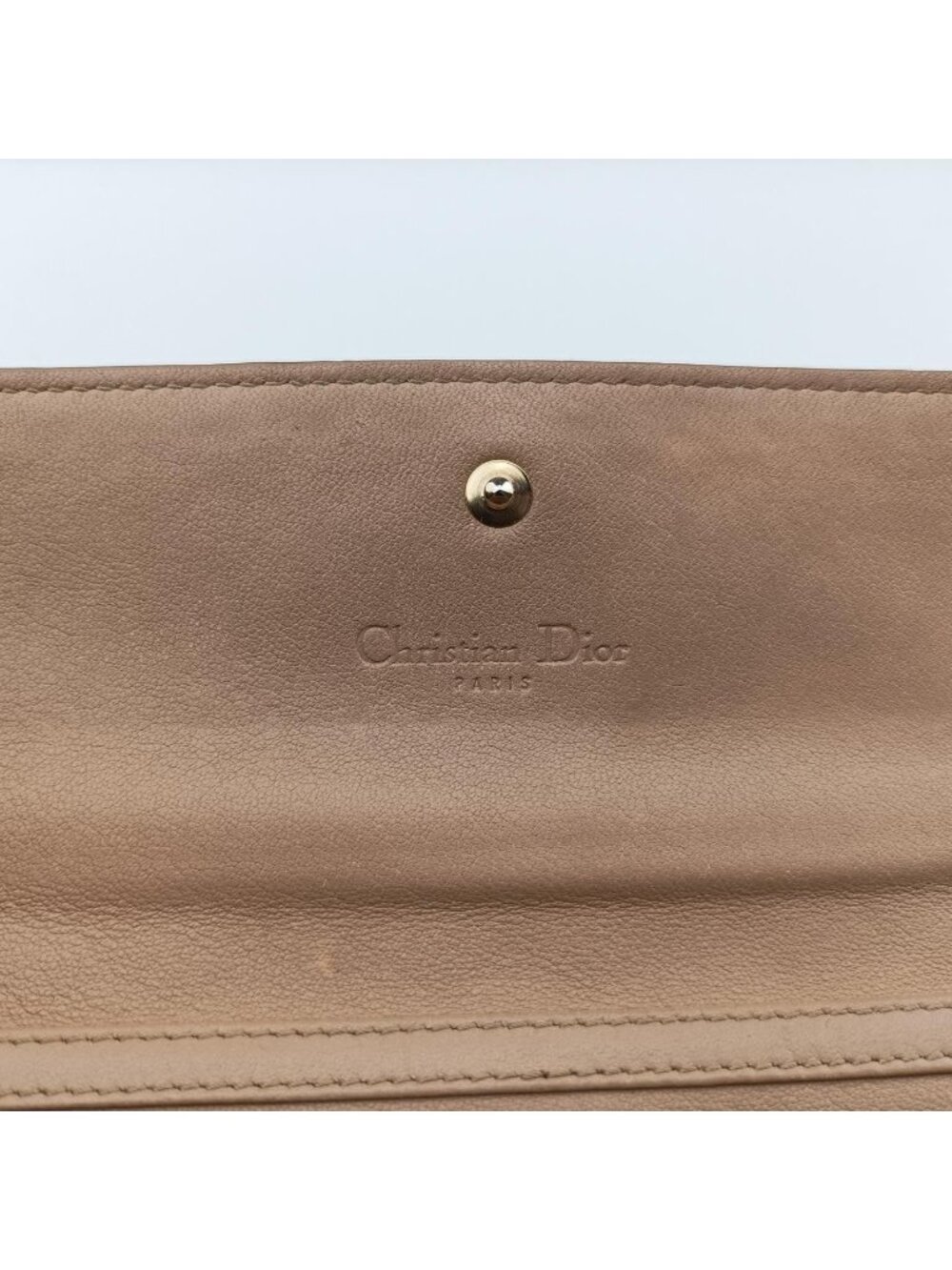 ★SOLD★ Dior Lady Cannage Beige Patent Handbag - Picture 10 of 15
